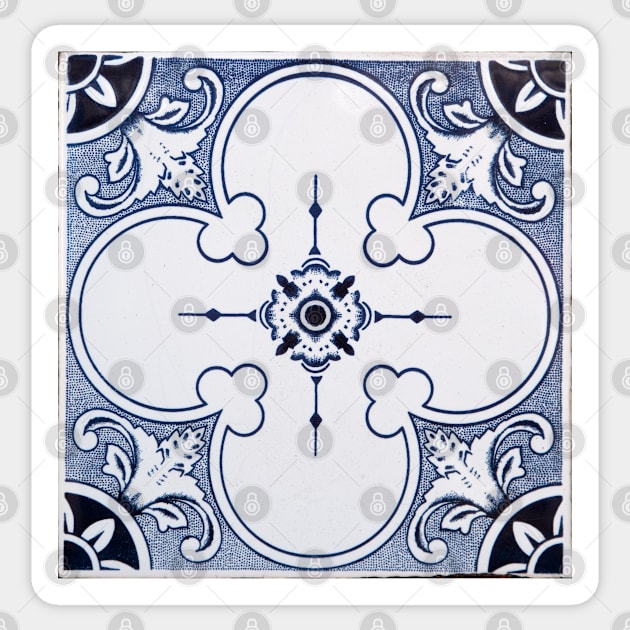 Traditional Portuguese glazed tiles Sticker by homydesign